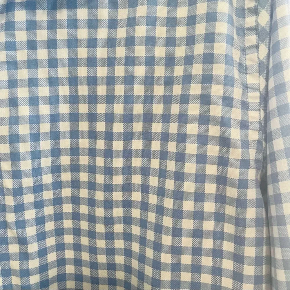 Classic Blue Gingham Dress Shirt